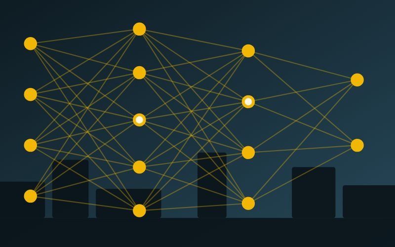 Neural network over an industrial plant